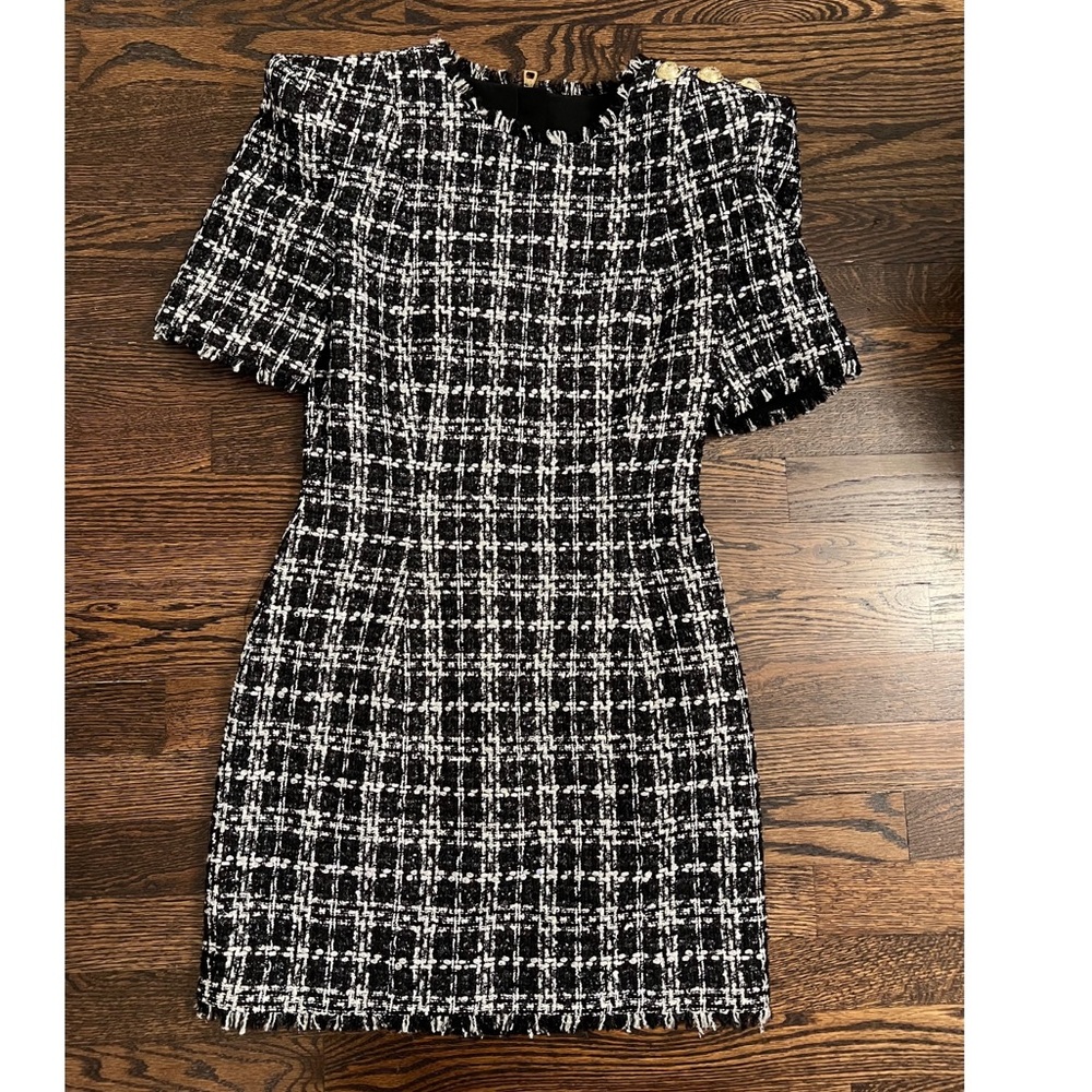 Balmain Tweed Mini Dress